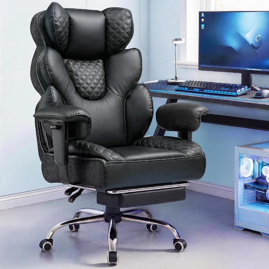 Ergonomic Office Chair - Sedia da Gaming Grande e Alta,