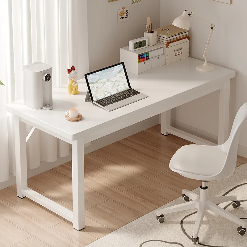 Home Office Work Table - Semplice Scrivania Rettangolare per Computer, Tavolo