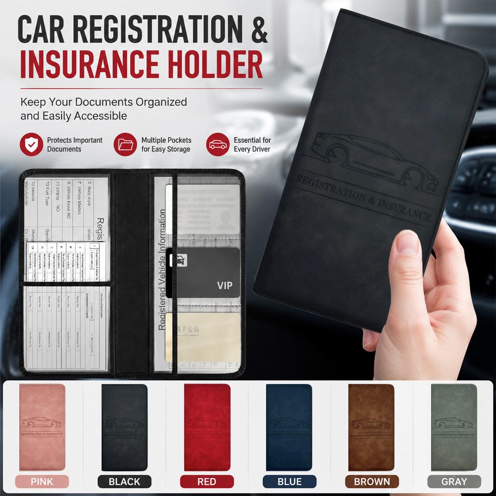 Document Holder Stand - Portadocumenti per Auto in Pelle PU,