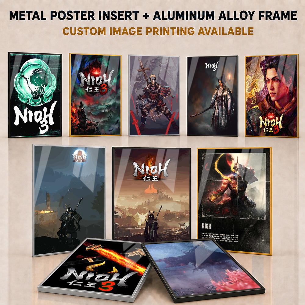 Home Office Room Inspiration - Poster in metallo di Nioh con