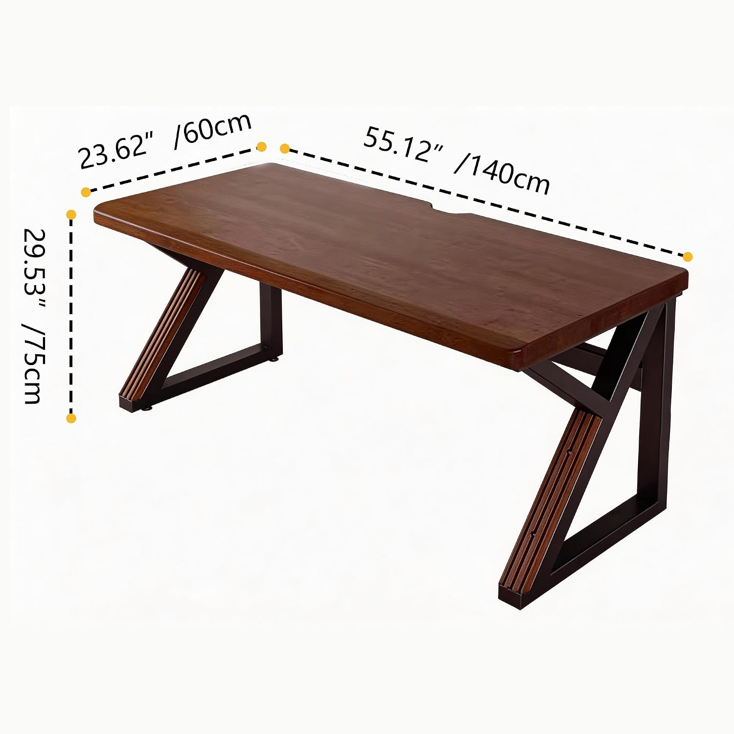 Home Office Work Table - Scrivania per computer in legno massello