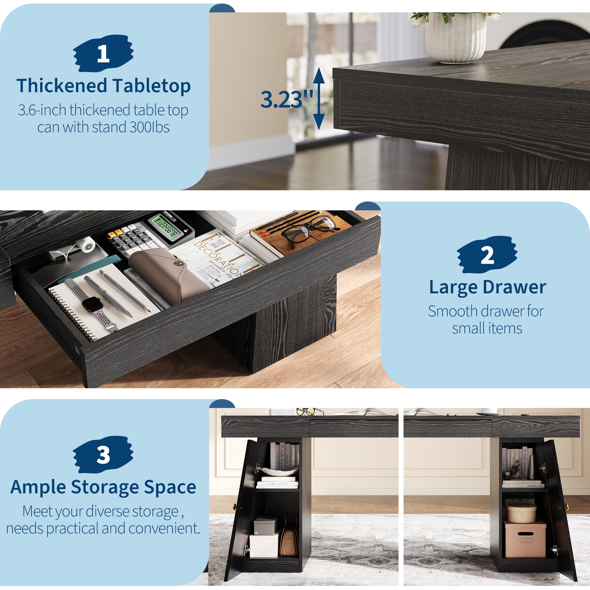 Scrivania per computer da 55 x - Home Office Work Table recensione e prezzo