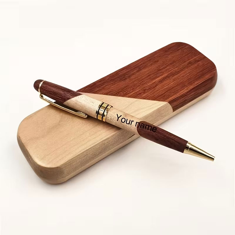 Set di penne a sfera in legno  - Home Office Logo recensione e prezzo
