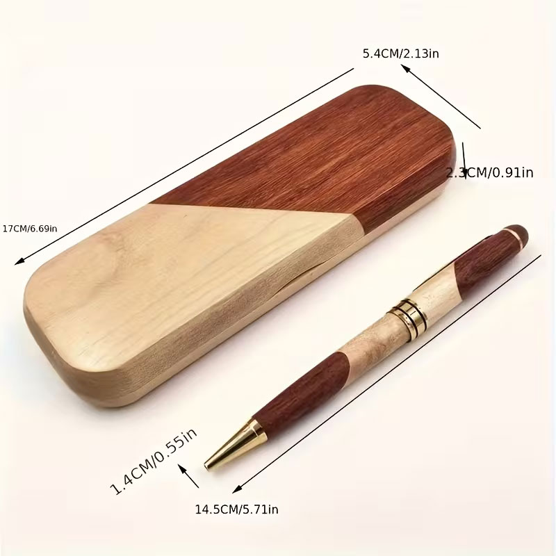 Set di penne a sfera in legno  - Home Office Logo recensione e prezzo