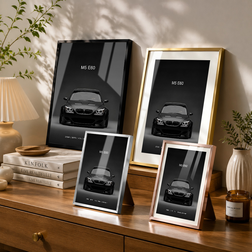 Poster in metallo nero con imm - Home Office Or recensione e prezzo